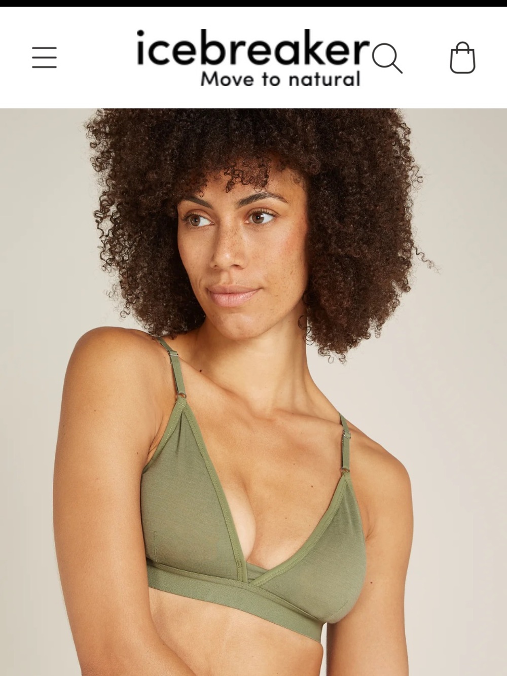 Women's Merino 150 Siren Bra by icebreaker - Picture 4 of 10
